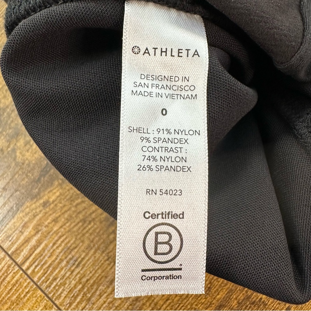 Athleta Headlands Hybrid Tight Moto Pants, Black, 0 - Picture 15 of 16